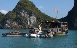 Tìm thấy thi thể khách nước ngoài rơi xuống biển Hạ Long, có tạ buộc ở chân