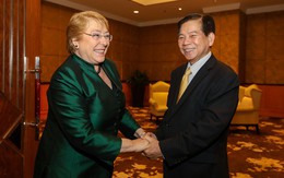 Tổng thống Chile đi tìm gặp bạn cũ Nguyễn Minh Triết