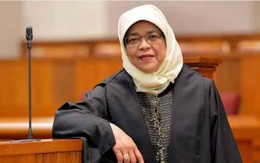 Tuổi thơ mồ côi cha và suýt bị đuổi học của nữ Tổng thống Singapore đầu tiên