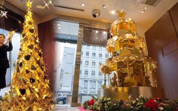 Lóa mắt với loạt cây thông bằng vàng ròng "sang chảnh", đắt giá nhất thế giới