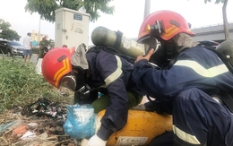 "Vật thể lạ" nghi chứa chất lỏng cực độc vứt bên đại lộ ở Sài Gòn