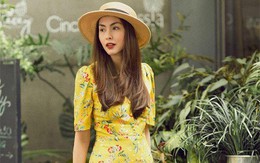 Giữa nghi vấn mang bầu lần 3, Tăng Thanh Hà bất ngờ xuống phố đẹp mắt với váy hoa
