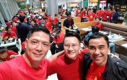 Các sao Việt bay sang Thường Châu vào sáng sớm để cổ vũ U23 Việt Nam