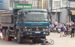 Hai vợ chồng thiệt mạng dưới gầm xe ben ở Sài Gòn
