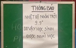 Học sinh được nghỉ lạnh, cha mẹ vẫn mang đến trường