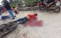 Va chạm với xe chở tôn, 2 người thương vong do bị cứa ngang bụng
