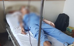 Kẻ lạ mặt xông vào bệnh viện chém 2 người bị thương