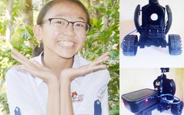 Nữ sinh Sóc Trăng sáng tạo robot an ninh