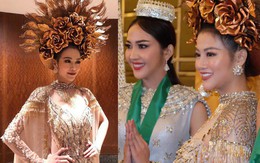 Người đẹp Việt giành Huy chương Vàng trang phục dân tộc tại Miss Earth 2018