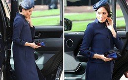 Meghan bị nghi có bầu khi khoác áo rộng đi đám cưới