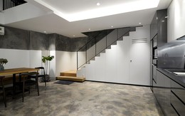 Nhà méo 6 cạnh có phong cách tối giản ở TP HCM