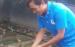 8X Ninh Bình mỗi năm kiếm gần nửa tỷ đồng nhờ nuôi ếch ộp
