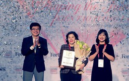 Tổng giám đốc Vinamilk là người phụ nữ duy nhất được Forbes Việt Nam vinh danh