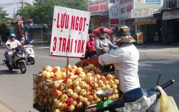 Lựu Trung Quốc '3 trái 10.000' bán đầy đường Sài Gòn