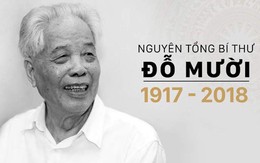 Quốc tang nguyên Tổng bí thư Đỗ Mười trong 2 ngày