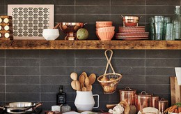 Những căn bếp đẹp hút hồn với kệ gỗ tự nhiên phong cách Rustic