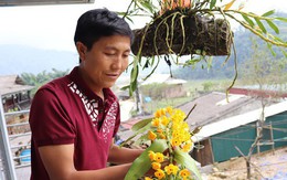 Chàng trai trai Mông xây nhà, tậu xe nhờ trồng địa lan