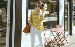 Quần jeans trắng: Kiểu quần mà chị em cứ diện lên sẽ trẻ trung và nữ tính hơn bội phần