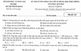 Hà Nội: Đề thi minh họa vào 10 buộc học sinh phải học ôn nghiêm túc