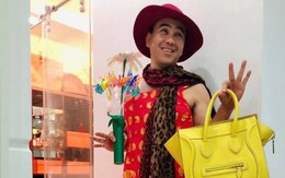 MC Quyền Linh mặc váy hoa sặc sỡ, trở thành mẫu 'bất đắc dĩ' để con gái thỏa sức sáng tạo thời trang