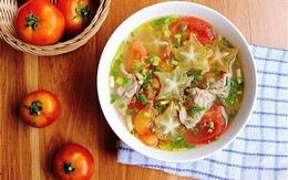 Cách nấu canh cà chua thịt bò đơn giản, ngon miệng