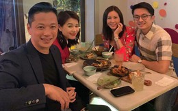 HH Thu Hoài e ấp bên bạn trai, cùng vợ chồng 'ngôi sao TVB' Hồ Hạnh Nhi ăn tối