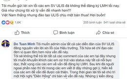 Hiệu trưởng đăng đàn xin lỗi sinh viên vì sập mạng đăng ký môn học