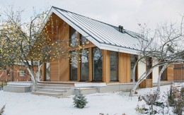 Ngôi nhà "ấm áp nhất hành tinh" với bộ khung được làm hoàn toàn bằng gỗ
