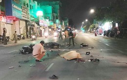 Sài Gòn: Hai xe máy tông nhau, 2 người tử vong