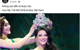 Sao Việt nô nức chúc mừng Phương Khánh đăng quang Hoa hậu Trái Đất 2018