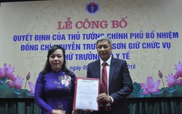 Bộ Y tế trao quyết định bổ nhiệm Thứ trưởng cho PGS.TS Nguyễn Trường Sơn