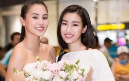 Đỗ Mỹ Linh, Phương Nga đón Tiểu Vy trở về sau Miss World