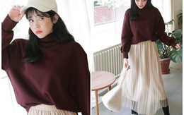 Váy midi: Chiếc váy lãng mạn nhất trong trời se lạnh