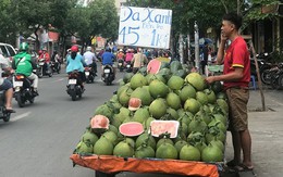 Bưởi da xanh, cam sành giá rẻ đồng loạt 'xuống đường' ở Sài Gòn