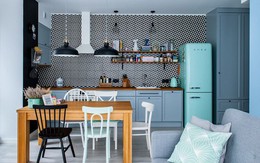 Sử dụng màu xanh pastel để trang trí, cô gái không tin nổi đây là căn hộ 55m² của mình