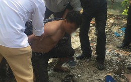 Hà Nội: Người đàn ông nghi ngáo đá nhảy xuống sông Tô Lịch, may mắn được công an và người dân cứu sống