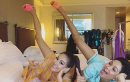 H'Hen Niê mang dép tổ ong đi thi Miss Universe