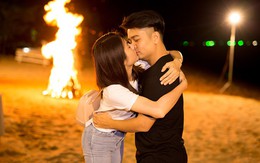 Vân Trang hét toáng vì bất ngờ gặp ông xã ở bãi biển Phú Quốc