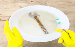 Đón Tết tinh tươm bằng cách tẩy sạch các vết gỉ sét trên đồ dùng với nguyên liệu có sẵn trong bếp