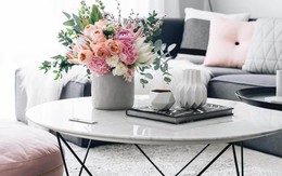 14 cách làm đẹp phòng khách với hoa hân hoan đón mùa Xuân đang về