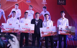 4 tuyển thủ U23 quê Hải Dương nhận được bao nhiêu tiền thưởng trong lễ vinh danh?