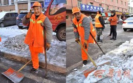 Công nhân cụt chân, câm điếc 12 năm quét rác không nghỉ một ngày