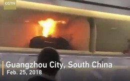 Hành khách hoảng loạn khi hành lý xách tay bốc cháy trên máy bay