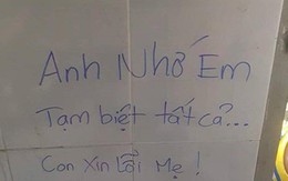 Viết 'anh nhớ em' lên tường, thanh niên treo cổ tự tử