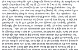 Phẫn nộ khi chồng thấy con khóc không dỗ còn quát vợ 'Có 2 đứa không chăm nổi'