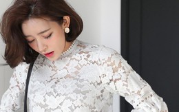 Áo voan và ren sẽ là 'cạ cứng' của các nàng bánh bèo mùng 2 Tết