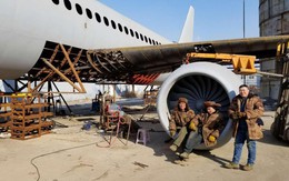 Nông dân chi gần 3 tỷ dựng mô hình máy bay bằng nửa tòa cao ốc
