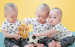 3 bé trai sinh cùng trứng - 200 triệu ca mới có 1 trên thế giới - bây giờ ra sao?