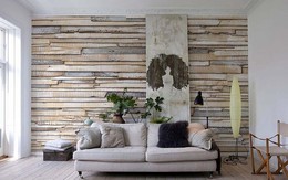 Chỉ cần khéo chọn giấy dán tường thôi cũng khiến không gian sống của bạn bừng sáng bất ngờ