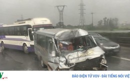 Tai nạn liên tiếp xảy ra trên cao tốc Pháp Vân – Cầu Giẽ